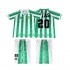 Camisola Real Betis Tomas Olias 20 1996 1997 Retro Criança Equipamento Primeiro Manga Curta